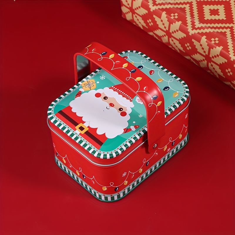 12 Pcs Round Small Tin Box Metal Storage Box Christmas Gifts Party Favors  for Kids Candles Making Container Small Candy Box