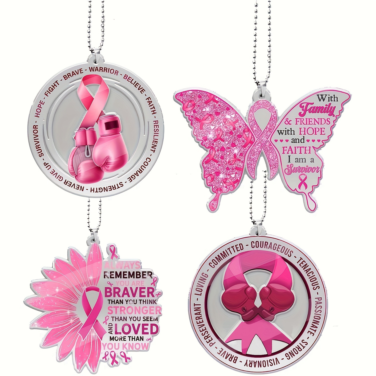 Breast cancer shop car accessories