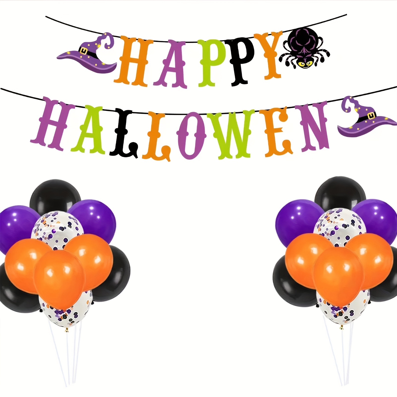 Halloween Black Purple Latex Balloons Garland Arch - Temu