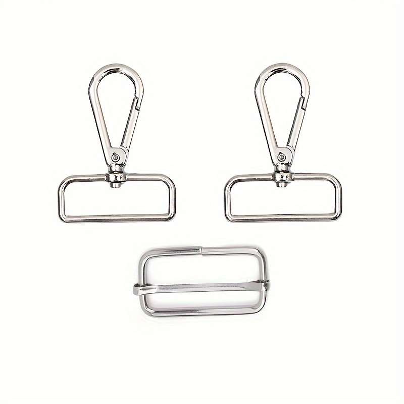 Combining 3 Pieces (2 Pieces Square Dog Buckles + 1 Piece Date ) 5 Golden Board Buckles, Which Used For Mobile Phone Straps, Shoulder Straps, And Woven Belt Buckles.