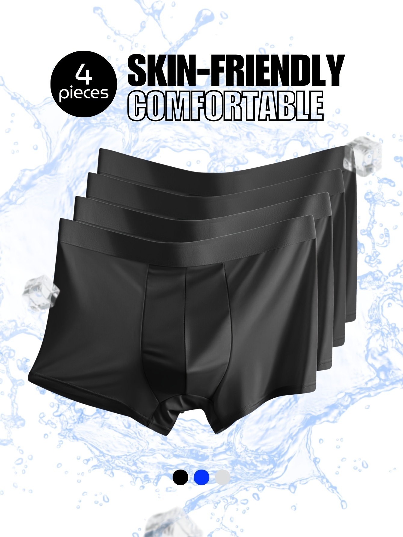 Men's Fashion Cool Breathable Comfortable Boxers Briefs - Temu