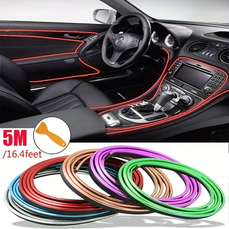 Upgrade Your Car's Interior With Universal Car Moulding - Temu Japan