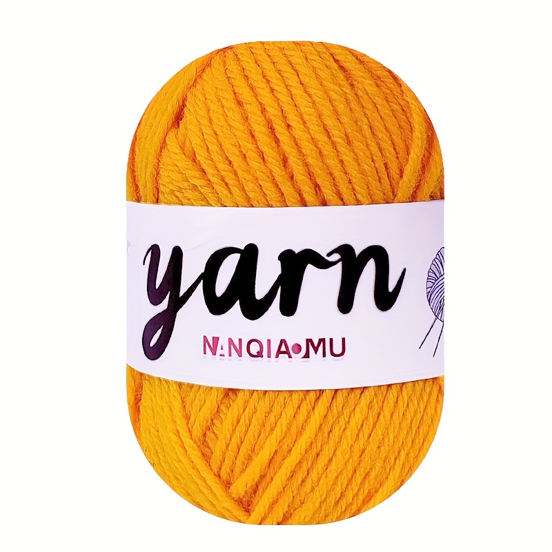 2 Pcs Crochet Yarn, Feels Soft 280 Yards Assorted Colors 4ply Acrylic  Yarn,Yarn for Crochet & Hand Knitting-Orange : : Home