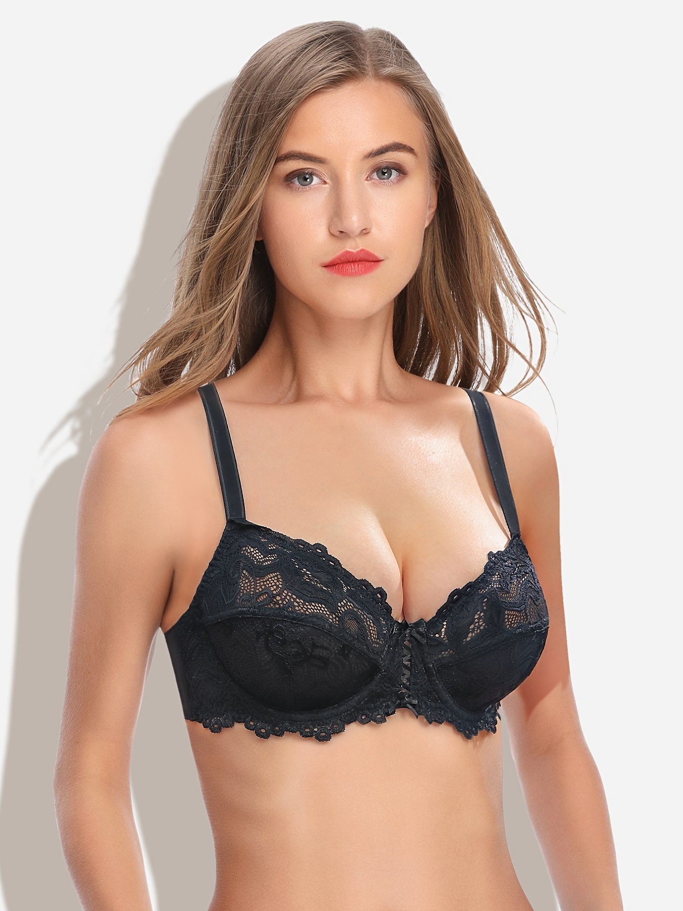 BLAKE & CO. Lace Bra, Sexy Bra, Lace Bras for Women, Non Padded Bra,  Everyday Bras and Comfortable Bra, Teen Bras, Lace Bras, Cute Bras, Comfy  Bras for Women, Lingerie Bra, Teen Bra Lacy Bra Black at  Women's  Clothing store