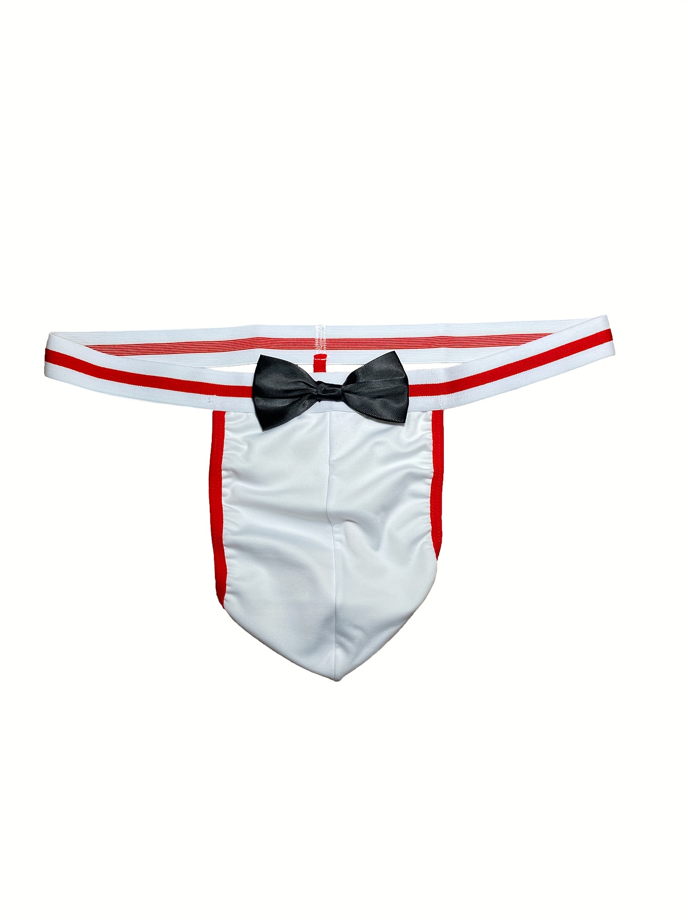 Buy Men's Sexy Collared Bow Tie Bodysuit Thong Butler Teddy