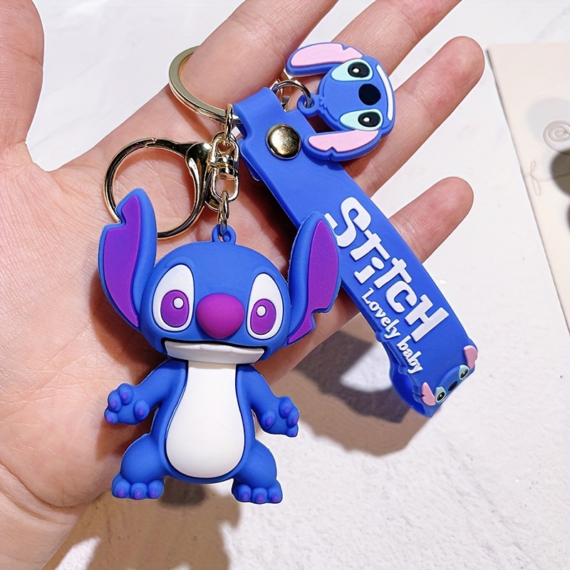 Kawaii Cartoon Stitch Backpack Keychain Pendant, Girls Cute Travel Accessories,Temu