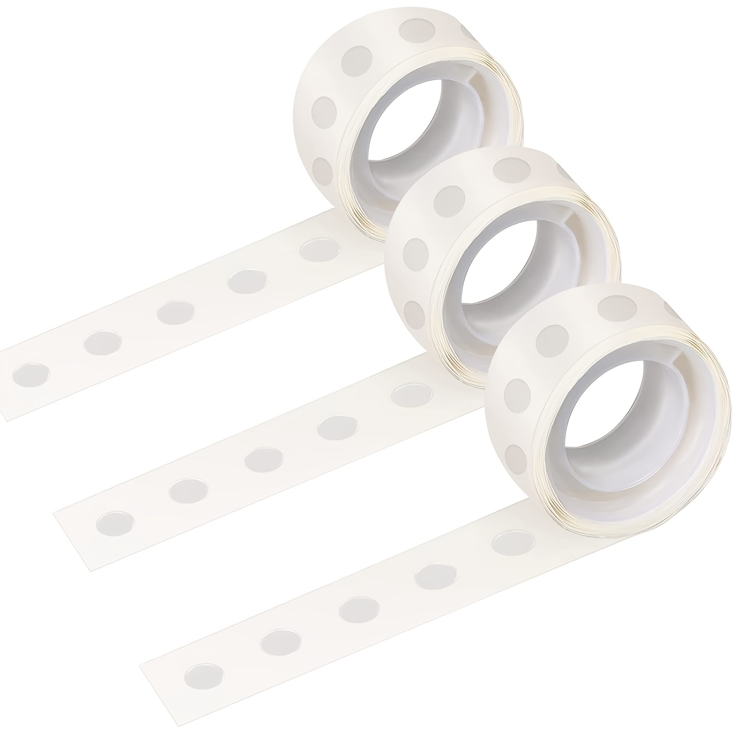 Glue Point 10mm, 2 Sided Adhesive Tape for Crafts 120 pcs - Clear