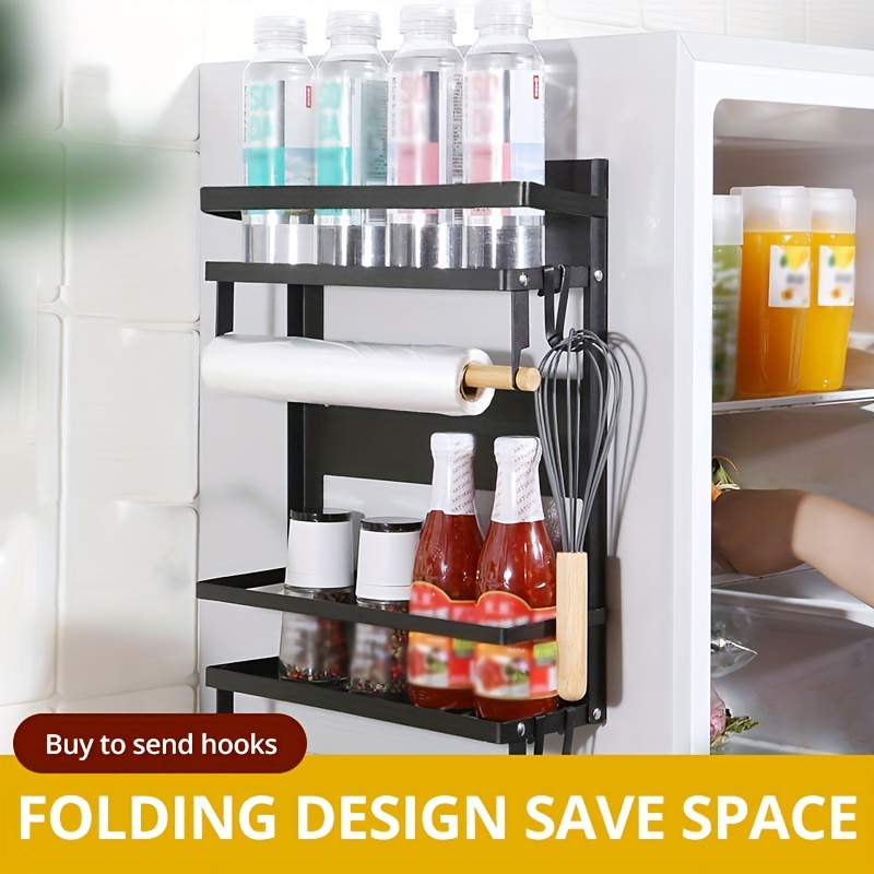 Magnetic Refrigerator Shelf Multifunctional Kitchen Storage