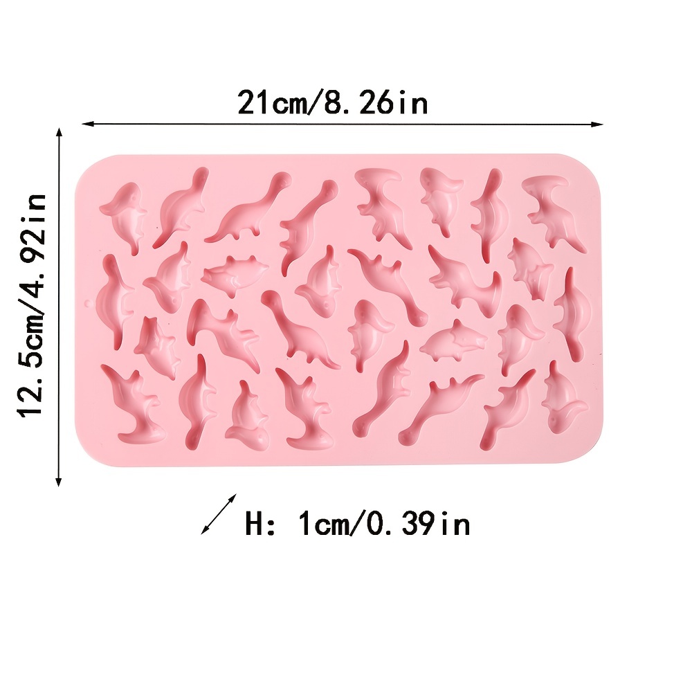 Random Color Silicone Small Dinosaur Candy Mold Handmade For - Temu