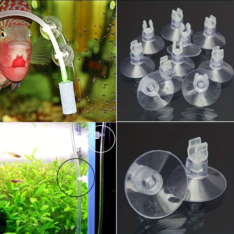 Fish tank suction clearance cups