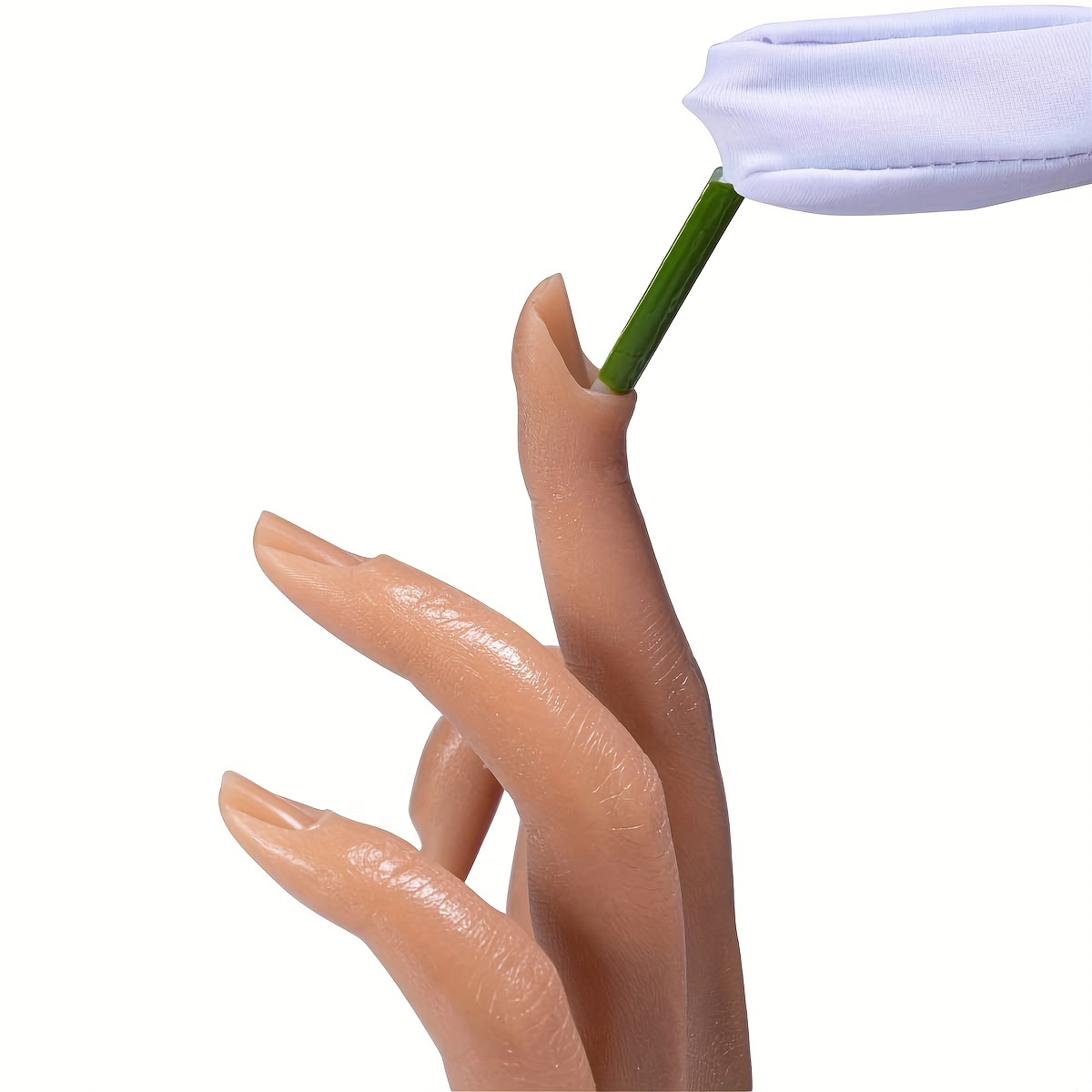 Silicone Practice Hand For Acrylic Nails Professional - Temu