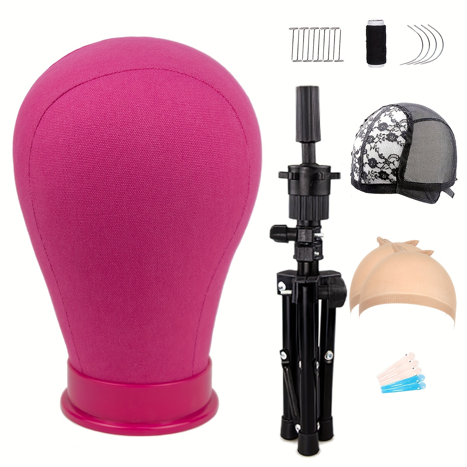 MILLYSHINE 22Inch Wig Head,Wig Stand Tripod With Mannequin Head