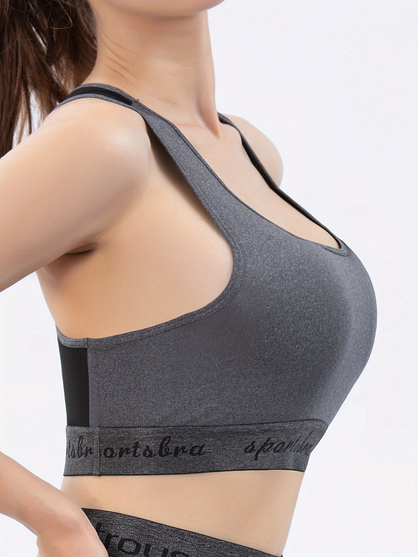 2 Pack Womens Sporty Ribbed Bras Women's Lingerie Lounge - Temu Canada