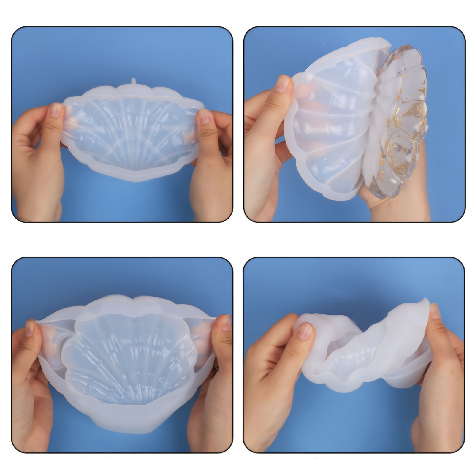 Silicone Jewelry Storage Box Molds Seashell Resin Crafts DIY Epoxy Molds  Home Decoration Gifts – the best products in the Joom Geek online store