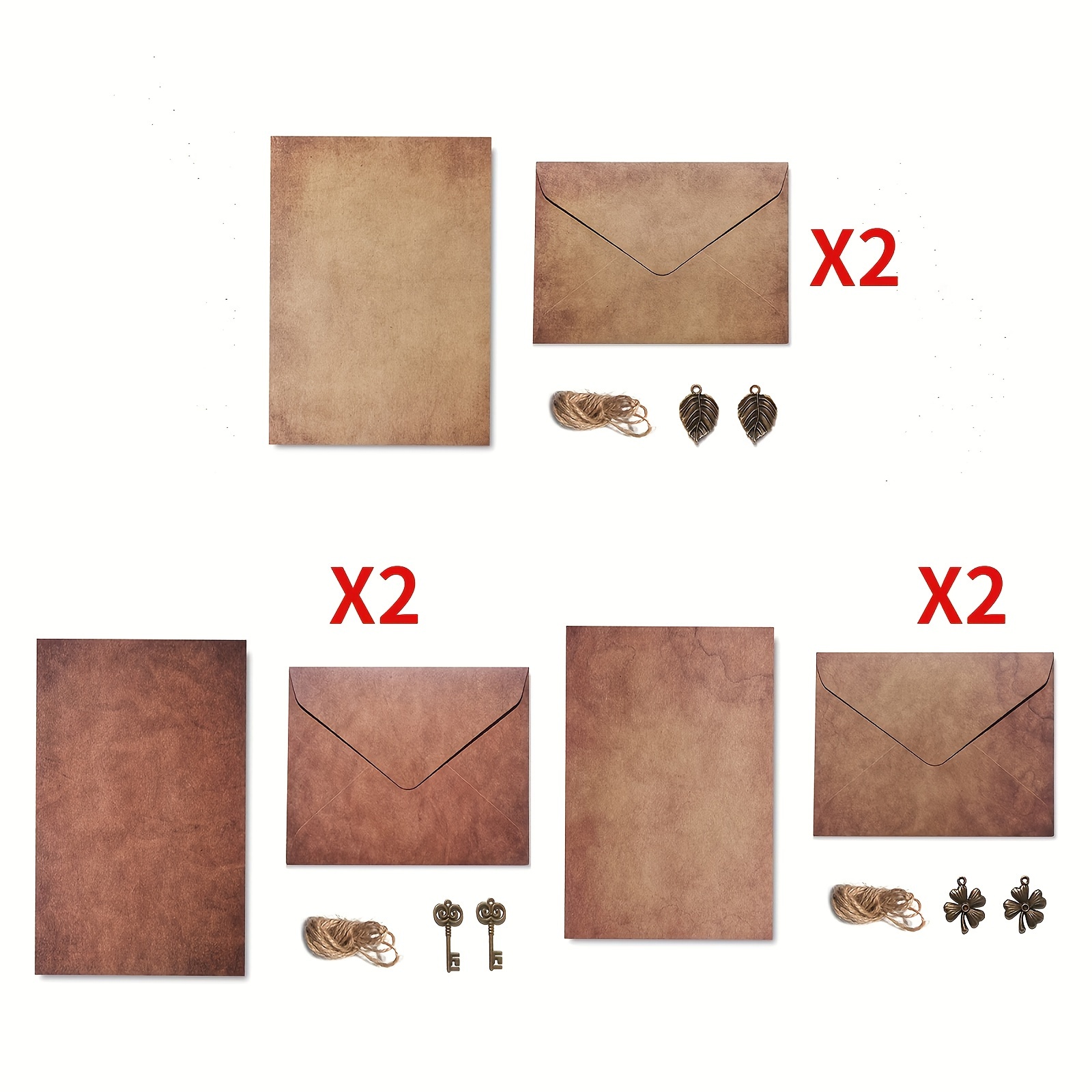  Tofficu 1 Set Envelope Letter Paper Vellum Envelopes Vintage  Paper Fresh Writing Paper Gift Card Envelopes Stationery Paper Letter Paper  120g Kraft Paper Student Horizontal Grid Toolkit : Office Products