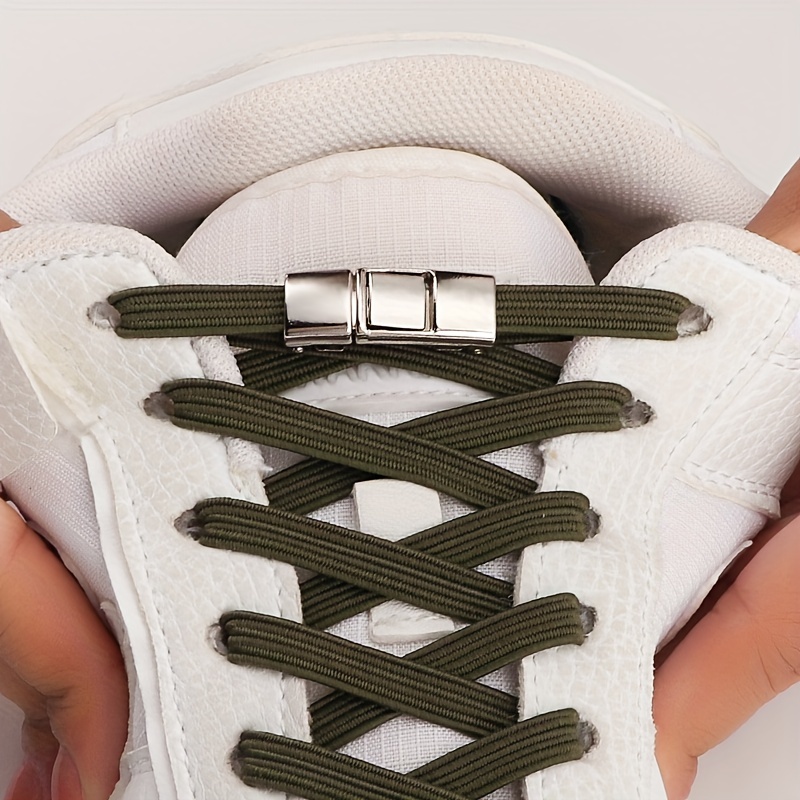 Elastic No Tie Shoelaces Semicircle Shoe Laces For Adults - Temu
