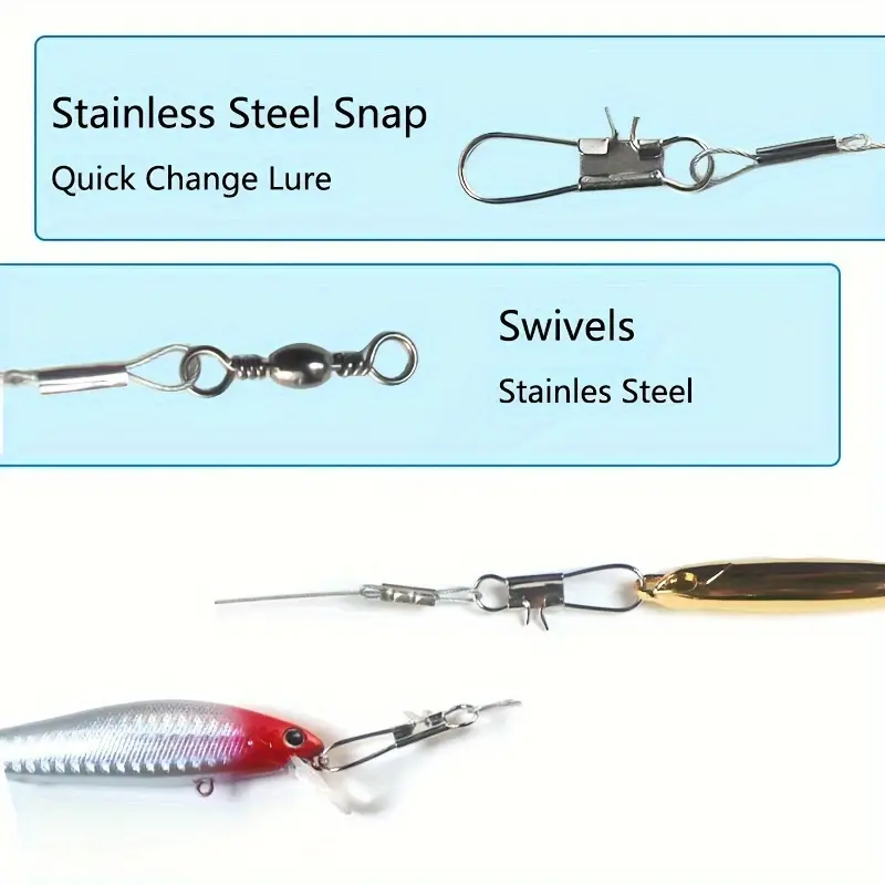 Fishing Wire Hi low Rig Fish Line Stainless Steel - Temu