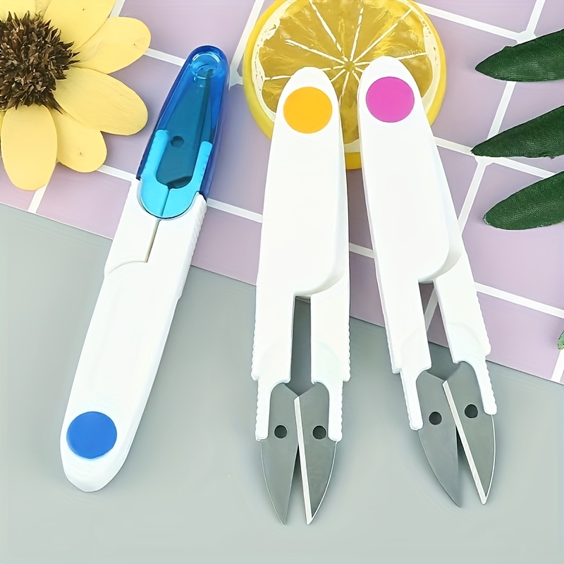 1pc Safety With Cover Scissors Handmade Jewelry Scissors Small