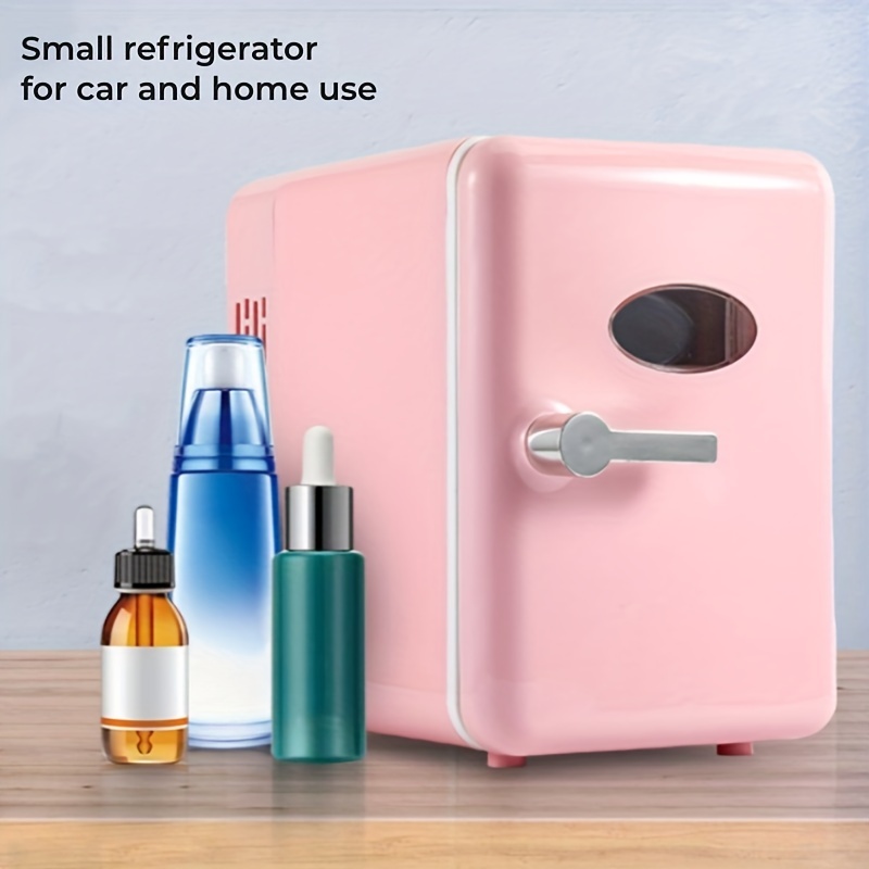 Enventor Mini Frigo 4 Litres, Petit Réfrigérateur Portable, 6 Canettes, Mini  réfrigérateurs Cosmétiques pour Cooler and Warmer, Mini Petit Frigo pour  Chambre/Voiture/Voyage/Boissons/Fruits, Noir : : Gros  électroménager