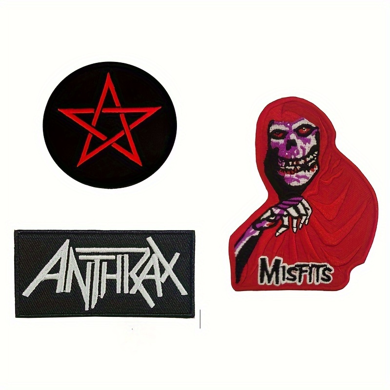 Slayer Rock Band Embroidered Embroidery Patch Patches Iron on 