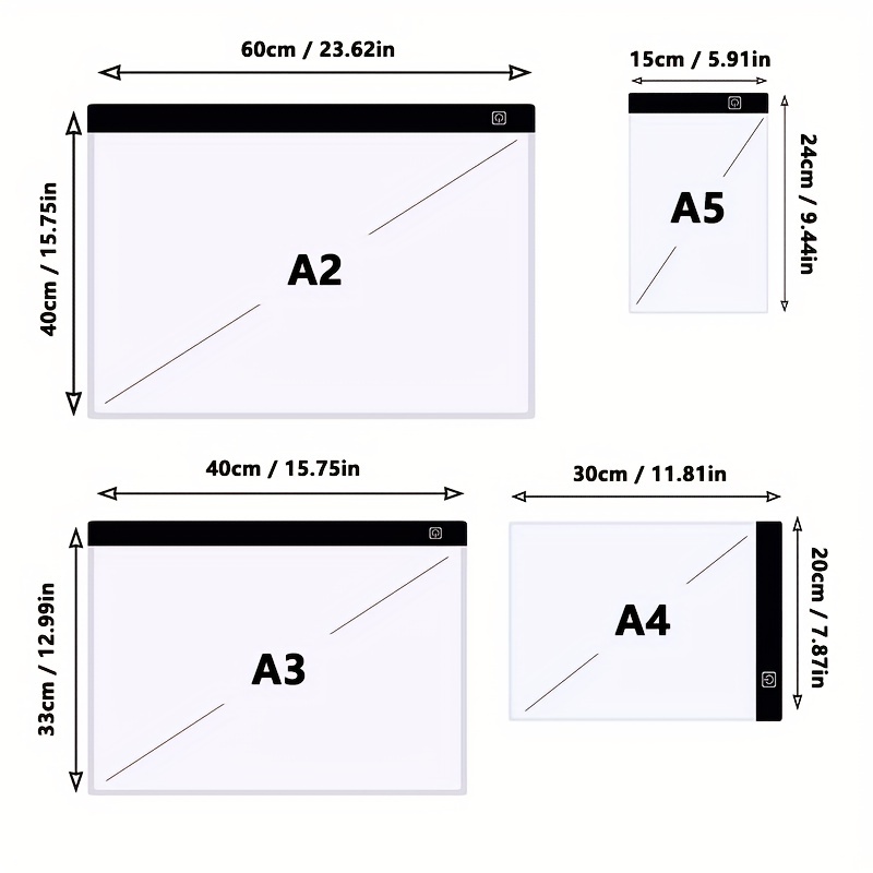 How big is an A2 Light Pad? 