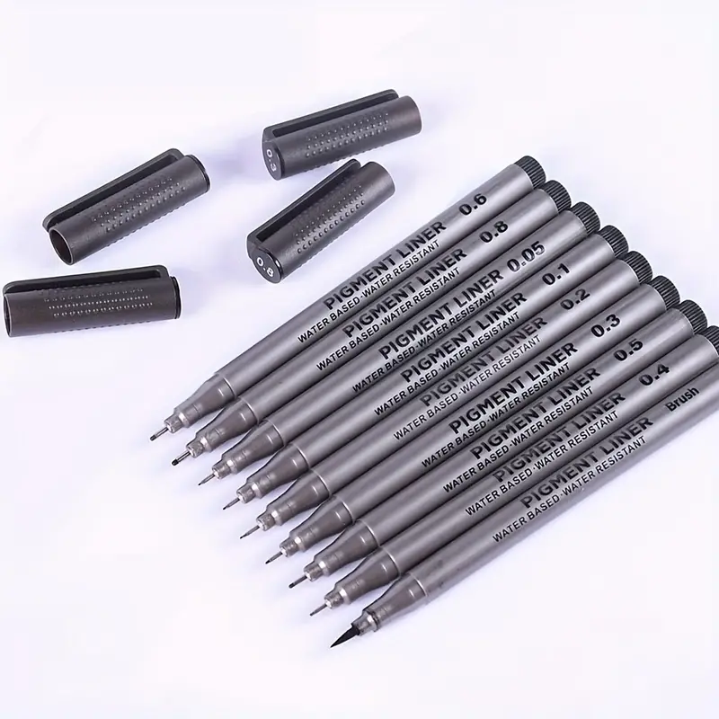Staedtler Black Fineliner Pens Fine Line Pens Drawing Pens - 0.05