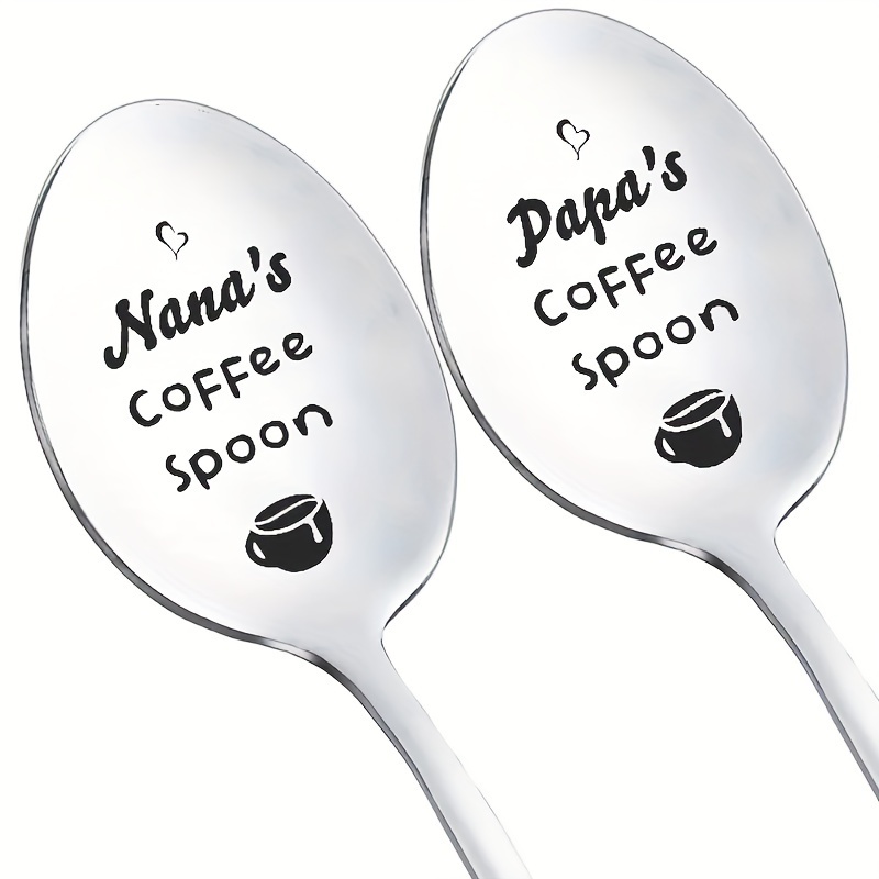 To My Beautiful Mum Engraved Spoon Coffee Spoon For Cafe - Temu