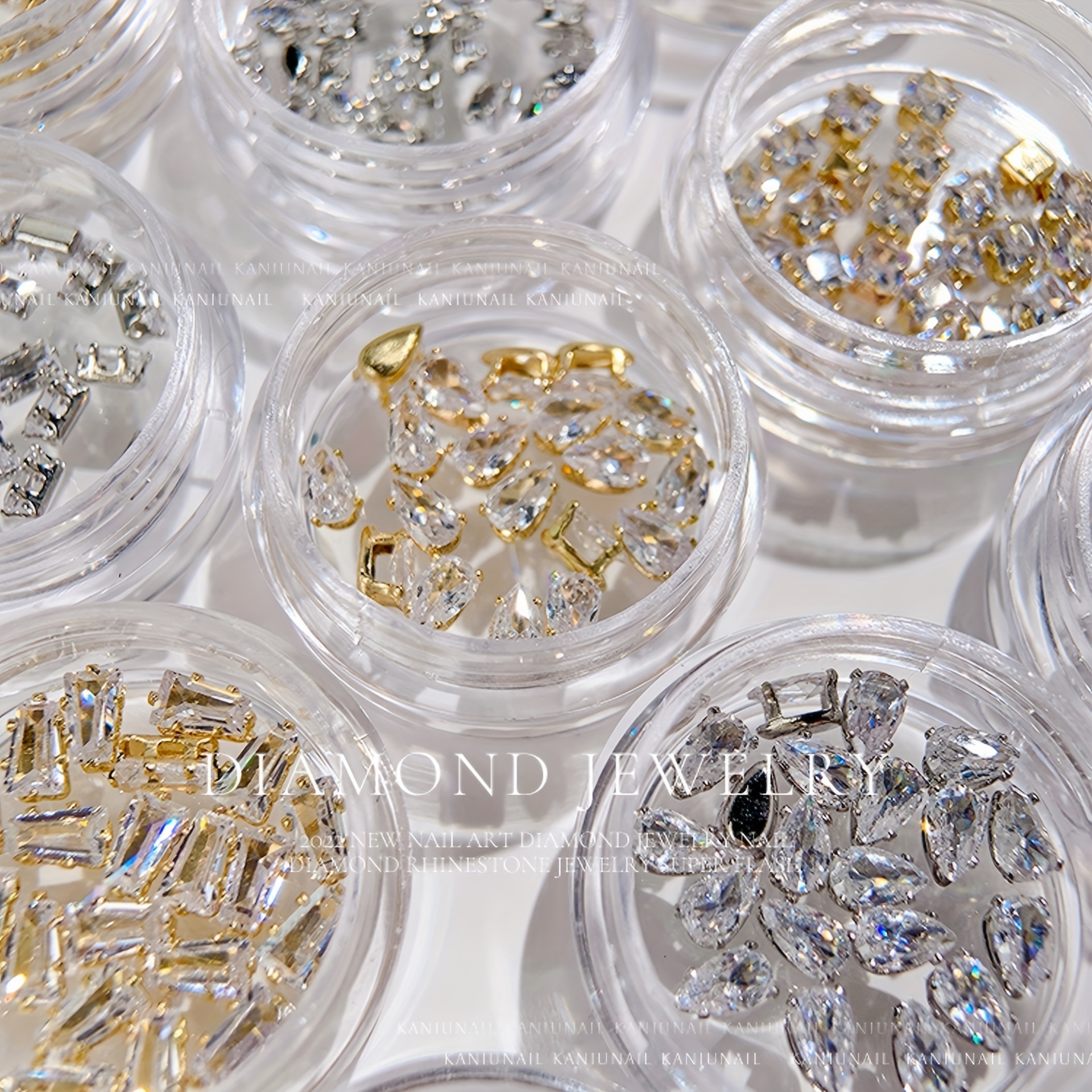 Luxury Shiny Diamond Mini Rhinestones For Nails 3D Crystal Charms