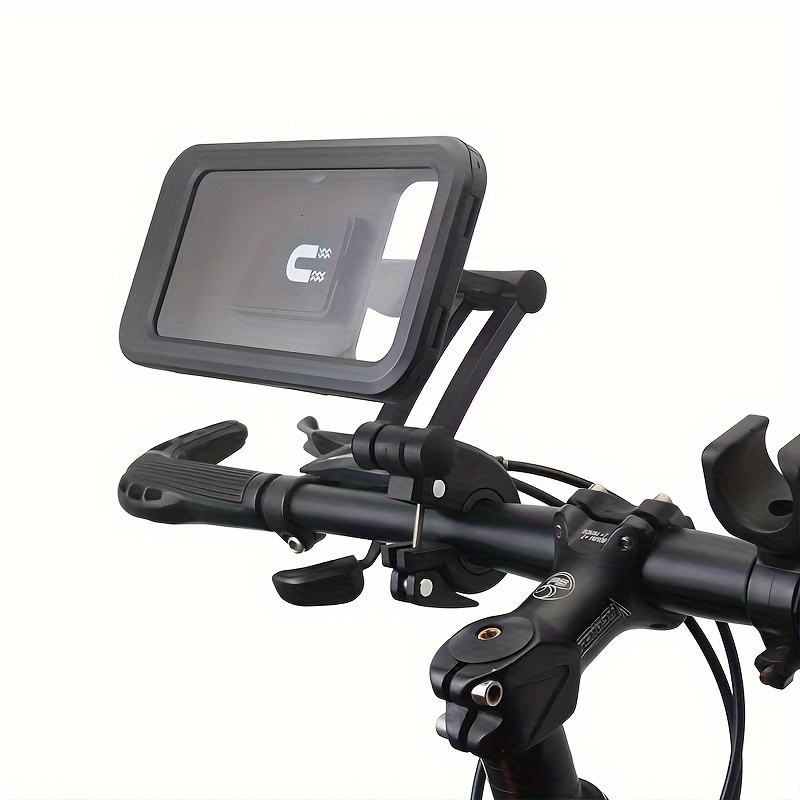 Soporte Porta Celular Moto Impermeable Con Rotación 360°