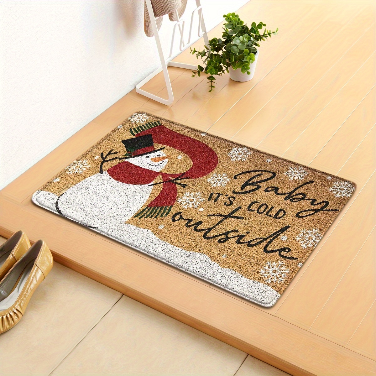 Baby It's Cold Outside Christmas Doormat