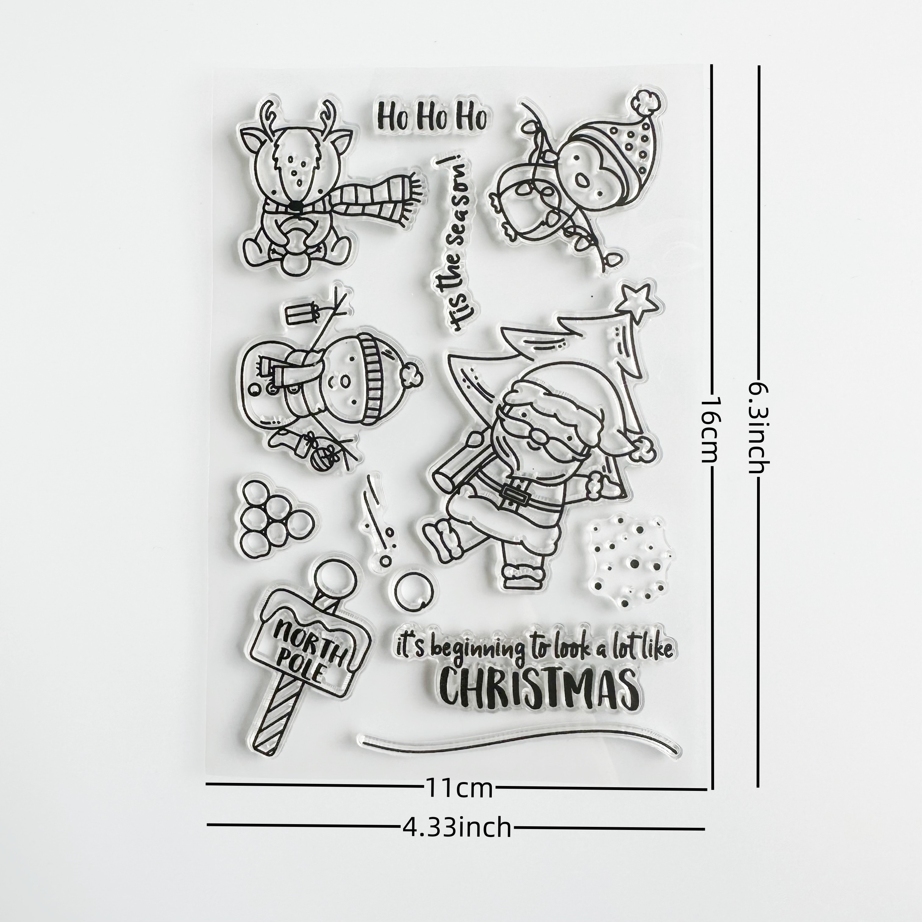 Cartoon Clear Stamps Journal Stamps Reusable Stationery - Temu