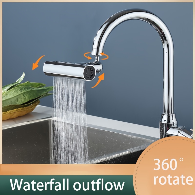 Robinet étendu rotatif multifonctionnel-1080 ° étendu robinet-adaptateur de  robinet à économie d'eau