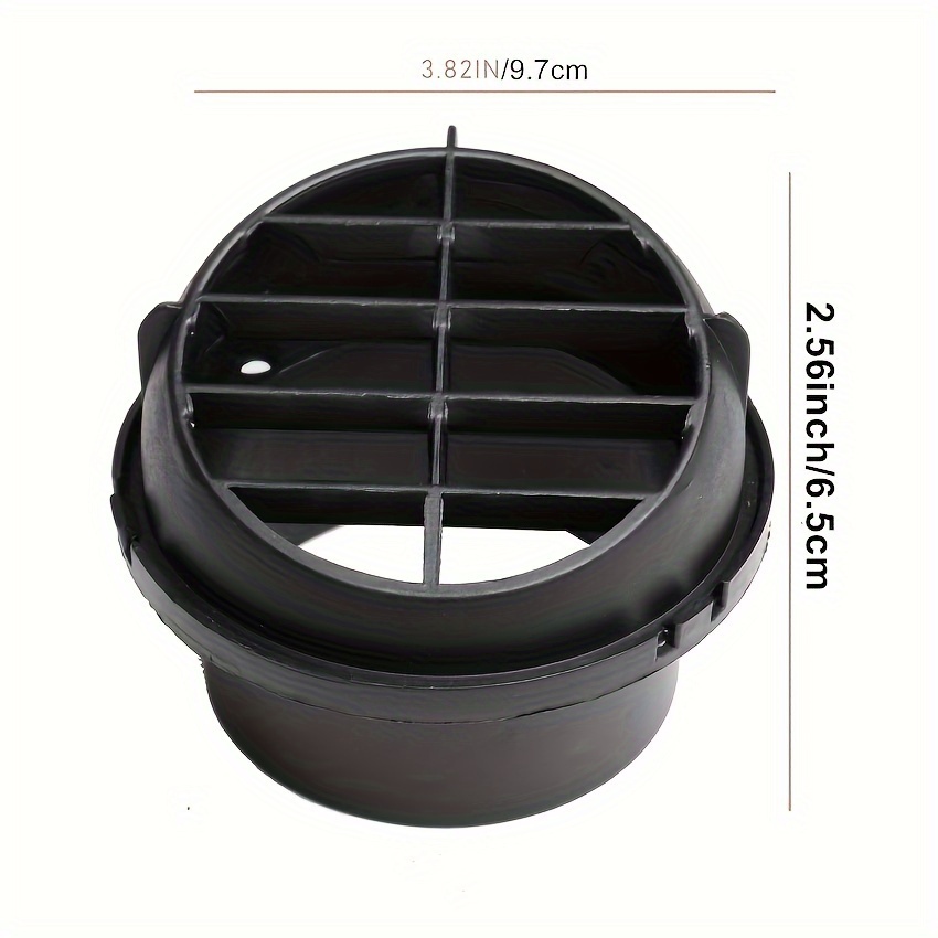 75mm Car Heater Ducting Warm Air Vent & Tube Outlet 360 Degrees Rotatable  Black - Yahoo Shopping