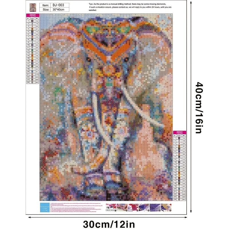 Diamond Painting For Adults, 5d Giraffe Full Artificial Diamond