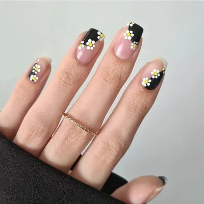 Black French Tip Nail Designs - First Order Free Shipping - Temu