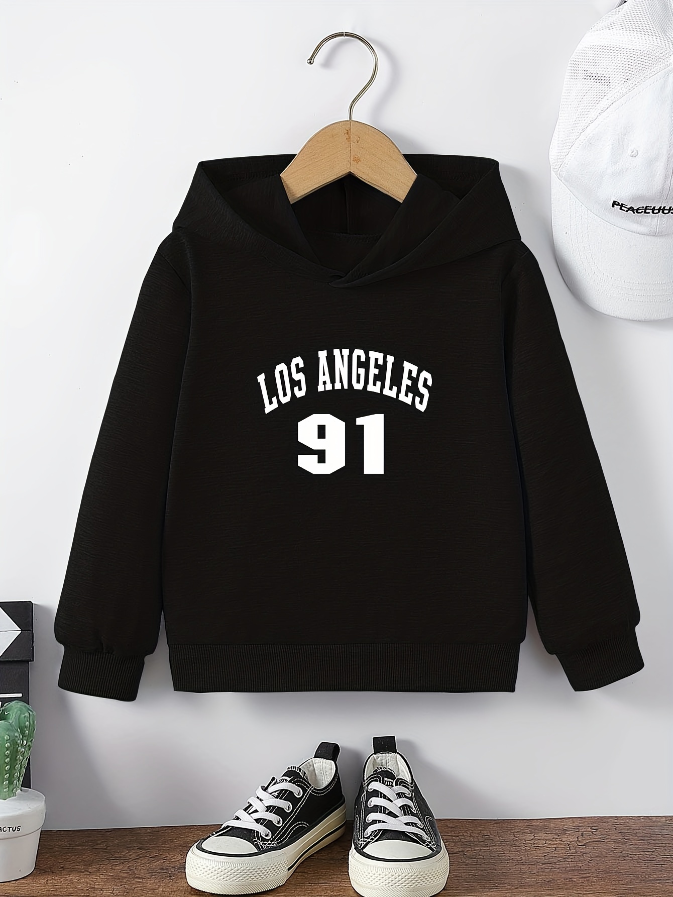  Oversized Sweatshirt For Women Long Sleeve Los Angeles Graphic  Hoodie Sweatshirt Crewneck Cute Hoodie Sweater Teen Girls : Clothing, Shoes