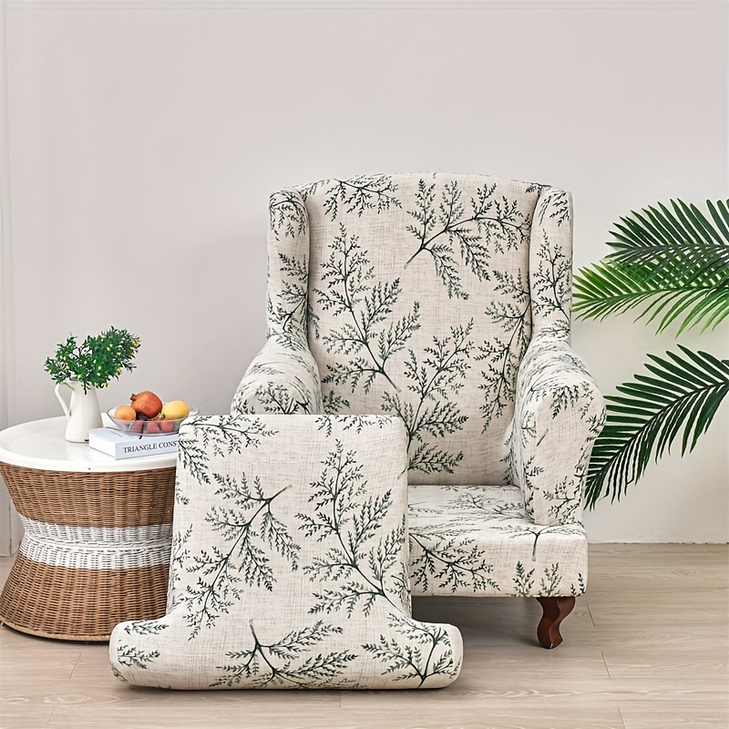 Wingback armchair slipcover hot sale