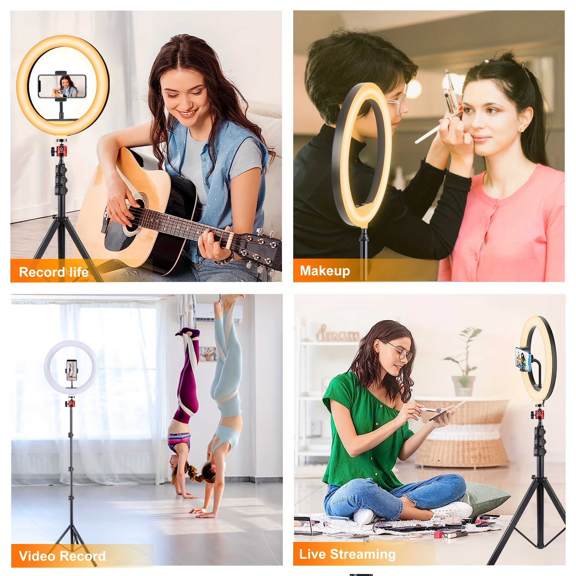 26cm Ring Light Fotografia Illuminazione Telefono Ringlight - Temu Italy