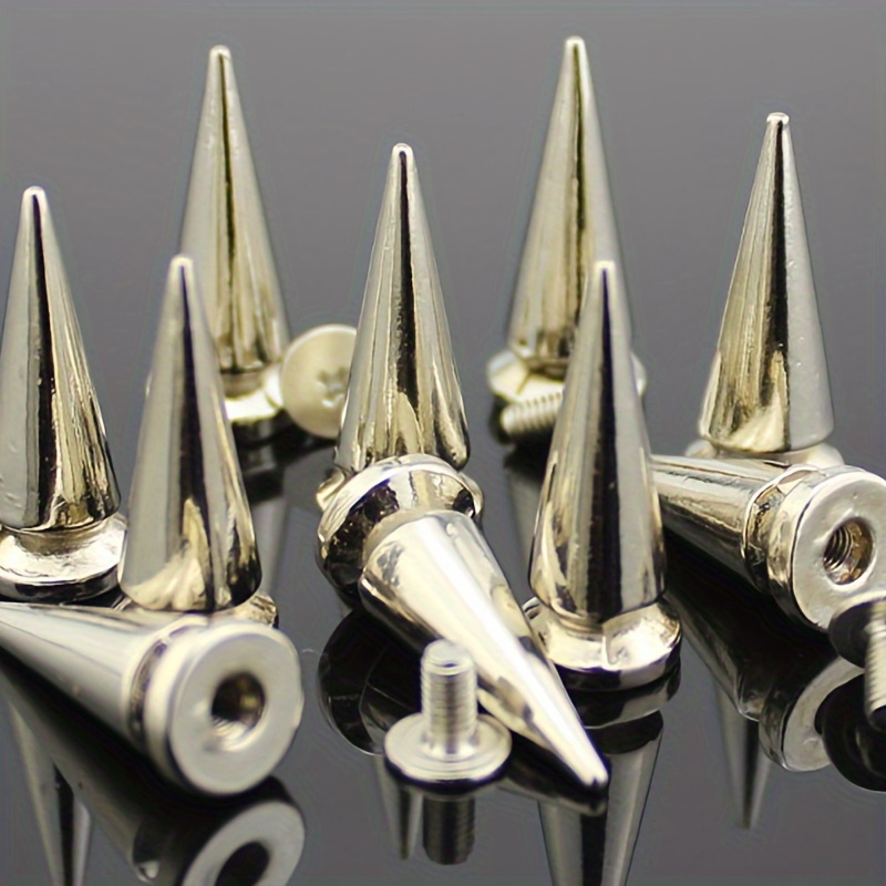 Metal Screw Back Rivet,colorful Painted Bullet Cone Studs and