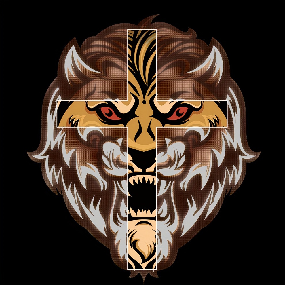 Tiger Mascot Iron-On Patch