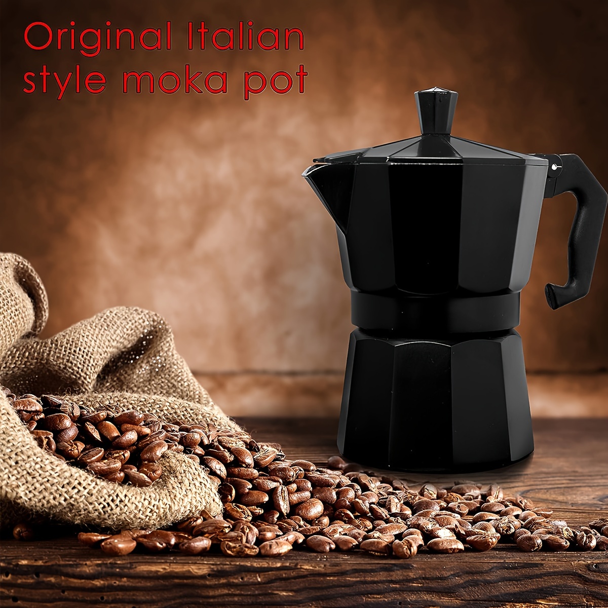 Aluminum Kitchen Coffeeware, Italian Moka Coffee Maker