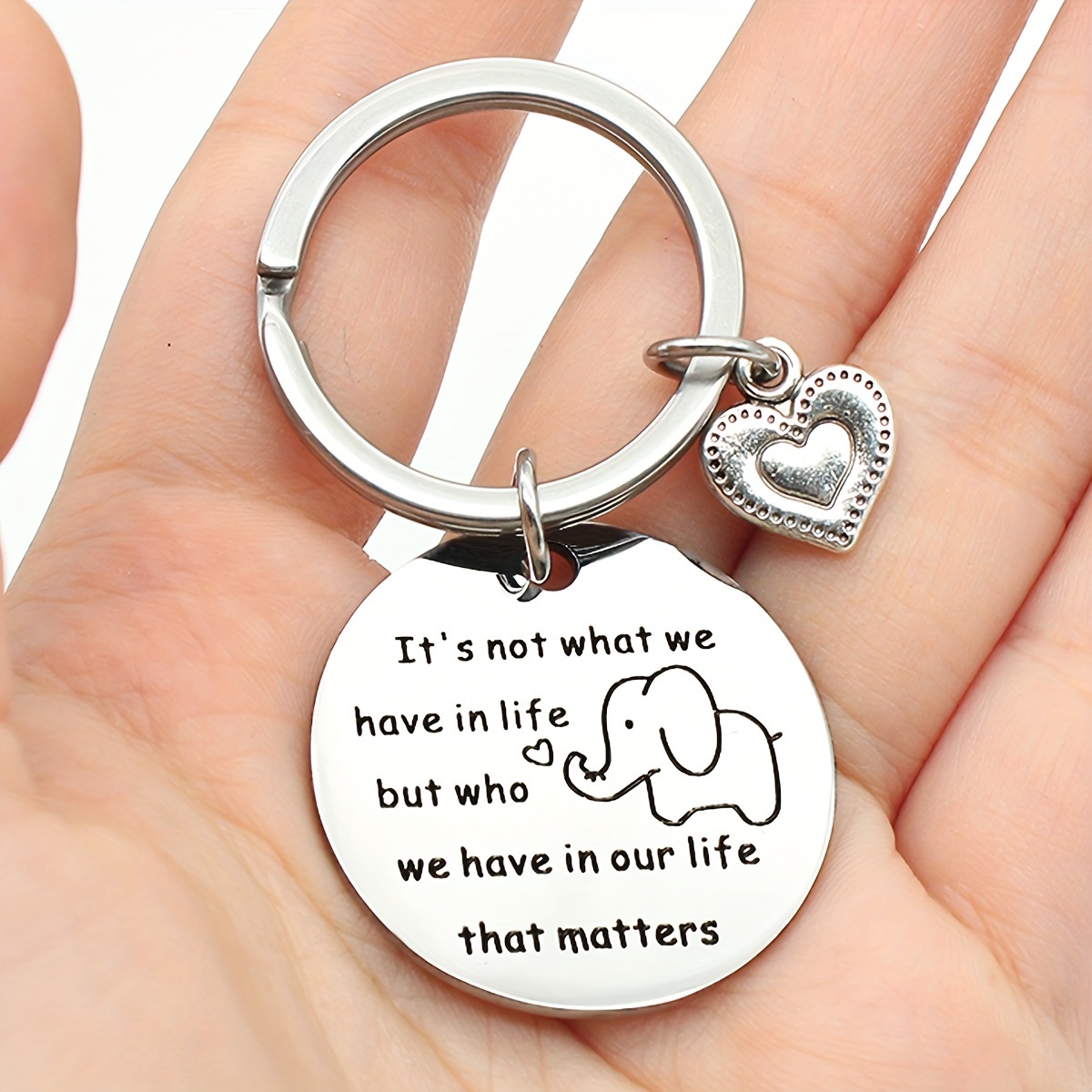 Inspirational Keychain for Best Friend, Motivational Keychain for Men, Gift for Boyfriend,Temu