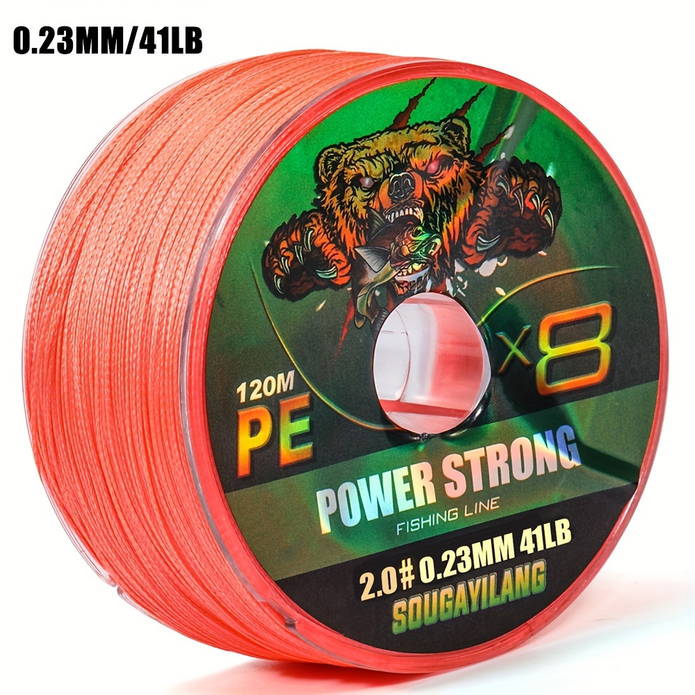 Fishing Wire 120M Super Strong Pull Wear Resistant Fishing Nylon