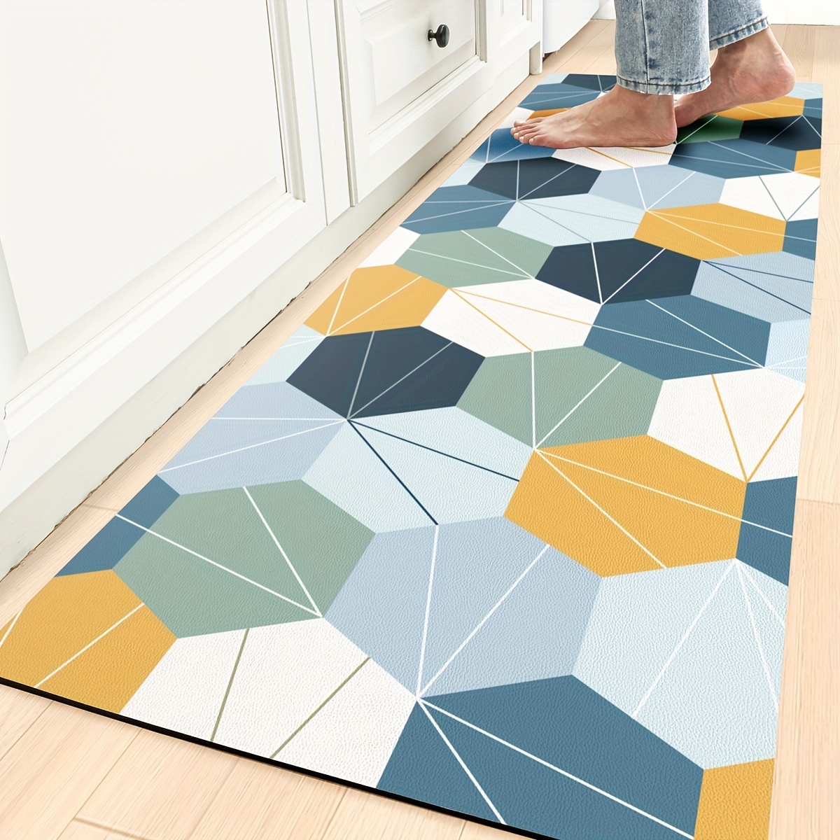DEXI Kitchen Mat Cushioned Anti Fatigue Comfort Floor Runner Rug