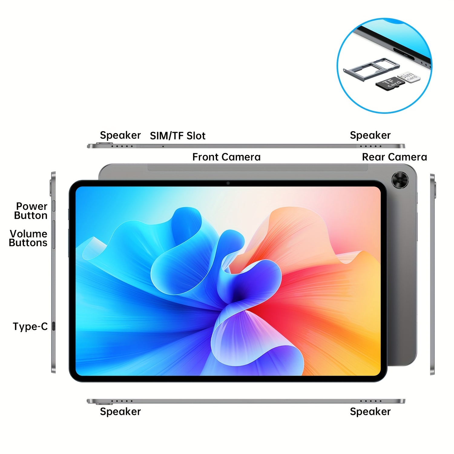 Teclast T40pro Tablet Pc Ips Screen 8gb 128gb Rom 1tb Expand 8mp