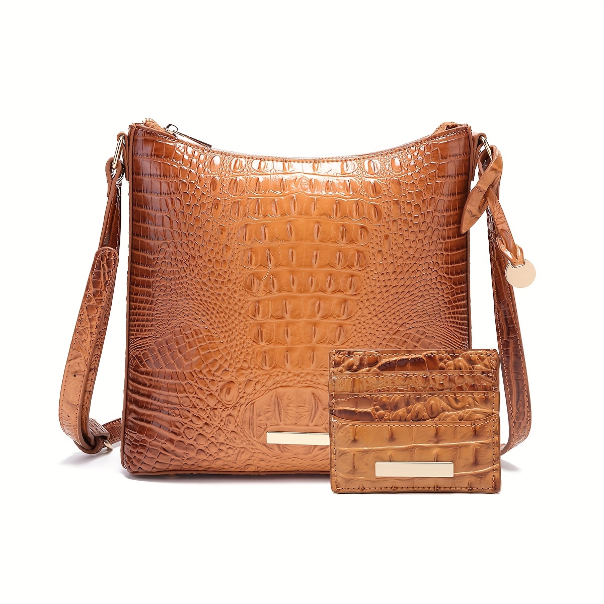 Cocopeaunt Women's Leather Handbag Set