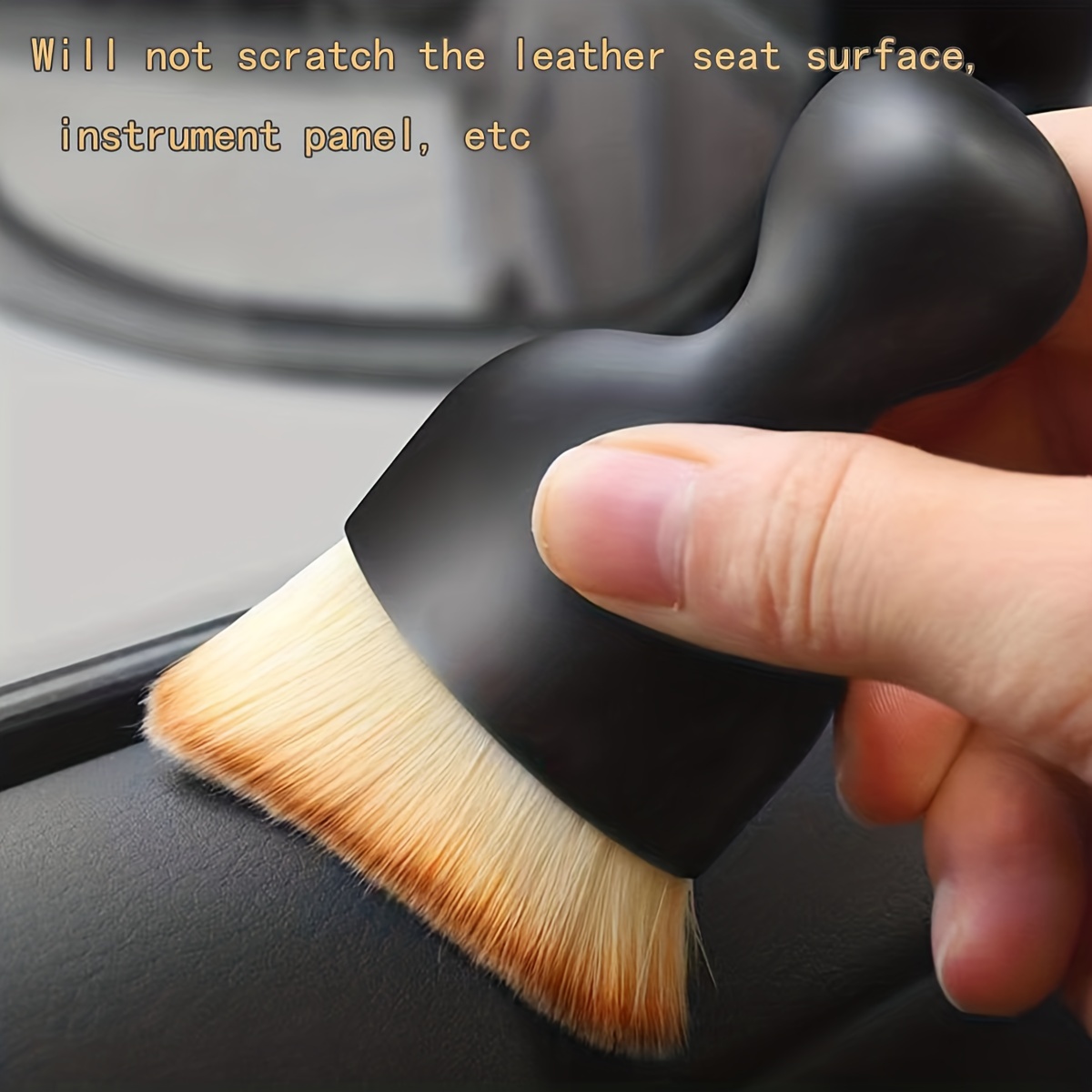 Mini Car Interior Cleaning Soft Brush Instrument Panel Crevice