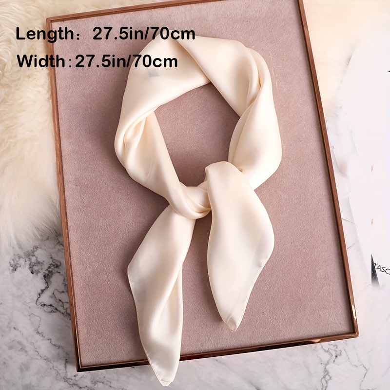 100% Silk Scarf, Elegant Scarf for Women, Neck Scarf, Neck Tie