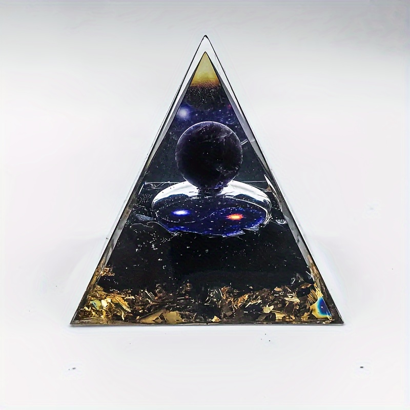 Piramide in orgonite, piramide di cristallo Reiki, regalo spirituale per  energia, chakra, meditazione, yoga, casa, 6 cm : : Casa e cucina