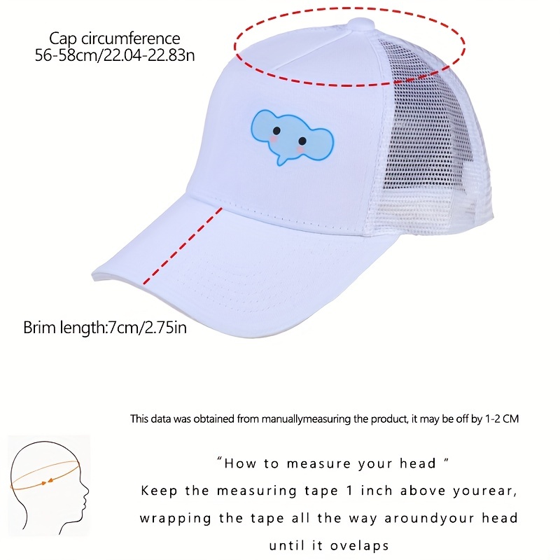 Mens Letter Graphic Baseball Cap Trucker Hat for Sports